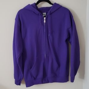 Purple Zip-Up Hoodie